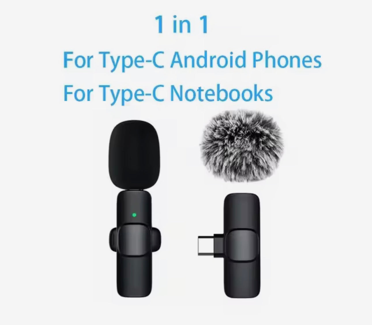 Wireless Lavalier Lapel Microphone for iPhone & iPad